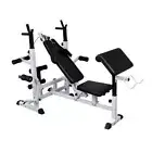 Multi Weight Bench Press Total Body Workout Exercise Fitness Home Gym Equipment