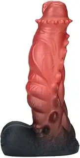 Realistic Huge Dragon Dildo Realistic Silicone Dildo with Strong Suction Cup, Fantasy Large Monster Thick Dildos Dragon Penis Anal Plug Sex Toy for Women Men Couple Play Game (S)