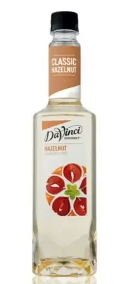 DaVinci Hazelnut Flavoured Syrup 750ml HOT, ICED, FRAPPE, MILKSHAKE, BARISTA