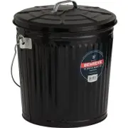 Behrens 7.5 Gal. Black Galvanized Steel Ash Pail B907PK Behrens B907PK