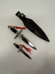 MINI-KNIFE/LETTER OPENER SET-(6" IN SHEATH)