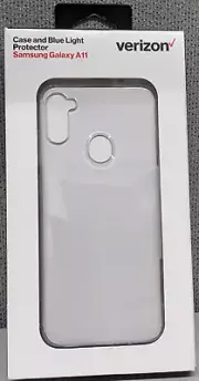 Verizon Clear Case & Blue Light Screen Protector for Samsung Galaxy A11- Clear