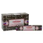 Satya Cinnamon Incense Sticks Fragrance Home Prayer Agarbatti 15g x 12 Box 180gm