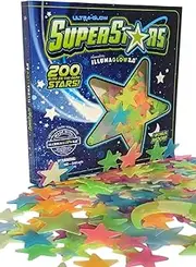 Glow in The Dark Stars - Includes Installation Putty and Constellation Guide, Only Glow Stars Powered by Illumaglow2.0, Choose from Regular OR Our New Multi-Colored (Multi-Color)