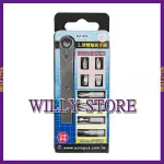 【WILLY STORE】章魚牌 OCTOPUS 467.1222 9件L型 超薄棘輪扳手組 棘輪板手組