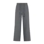 [Max Mara`S] Max Mara`S-Grey Virgin Wool Floria Cropped Pants-Donna 40 IT