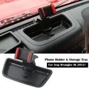 Multi-Mount Dash Phone Holder Storage Box fit Jeep Wrangler JK 2012-18 Interior (for: Jeep)