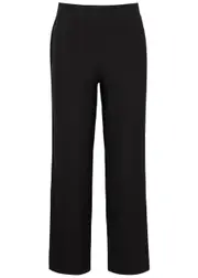 Eileen Fisher Cropped Stretch-crepe Trousers - Black - XS (UK 6-8 / XS) XS (UK 6-8 / XS)