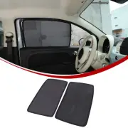 Front Side Window Sunshade Black Mesh Kir For Fiat 500 2016+ Protection Visors