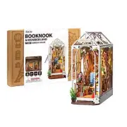 Robotime Rolife DIY Book Nook Wooden Miniature Doll House for Bookshelf Insert F