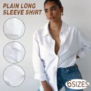 Women White Dress Shirt