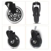 Stroller Swivel Caster Office Chair Repair Parts Replacement Plastic Wheels