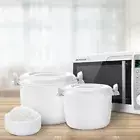 Microwave Oven Rice Cooker Multifunctional food Steamer pot Bento Lunch Box XL