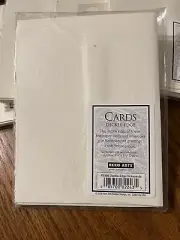 5 Packs - Hero Arts Cream Deckle-Edge Notecards W/Envelopes (6 Per Pack)