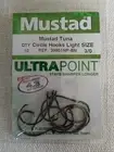 Mustad UltraPoint Tuna Circle Hook Light Size 3/0 39951NP-BN-7/0-6U Micro Sharp