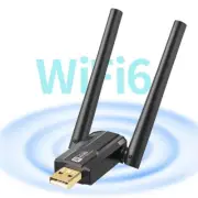 900Mbps WIFI 6 WiFi Adapter 5dBi High Gain Antenna Dual Band 2.4/5Ghz Receiver