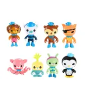 8Pcs Set The Octonauts Action Figure Doll Toy Barnacles Peso Kwazii Crew Pack