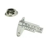 Vernier Measuring Calipers Lapel Pin Badge X2AJTP672