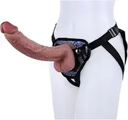 HGDTYRI 29cm Strap On Dildo, Silicone Strap-On Penis with Strong Suction Cup Removable Anal Dildo Masturbator Sex Toy for Men Women Couples(D Black)