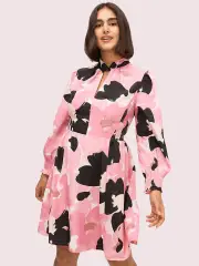 brush bloom smocked dress