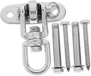 Totority Rotating Swing Hanger Heavy Duty Stainless Steel Mounting Hardware for Hammock Chairs and Outdoor Swings Durable Hanging Kit for Trees Walls Ceilings and Decks