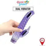 CURVED DUAL VIBRATOR ADULT FEMALE VIBRATING SEX TOYS