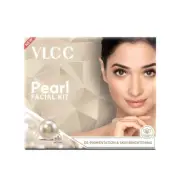 VLCC Pearl Facial Kit - 60g | Luminous and Radiant Skin | At Home Facial with Pe
