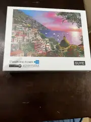 New Sealed Suye Positano Seaside Town Scene 1000 Piece Jigsaw Puzzle for Adults