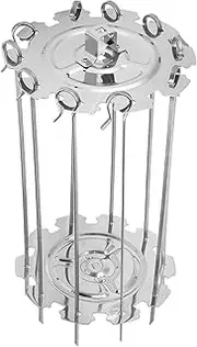 AKLOSIPY Universal Stainl Steel Skewer Set for Barbe Ill and Electric Ovens - 0 Piece BBQ Tools