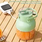 Mini Portable 2-in-1 Fruit Juicer Large Capacity Multi-functional Blender