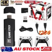 40000+ 4K HDMI TV Video Game Stick Retro Gaming Console w/ 2 Wireless ControllFV