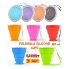 Silicone Retractable Folding Cup Telescopic Portable Collapsible Travel Camping