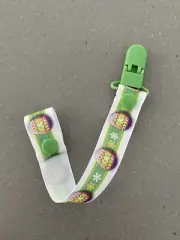 Baby Dummy Clips Pacifier Chain Soother Holder Strap Easter Egg Bunny Rabbit