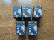 GE CYNC Smart G25 LED Globe Light Bulb Full Color: E26 Base, Color Changing, Blu