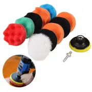 12X 5inch 125 mm Car Polish Pad Buffing Kit Buffer Waxing Polishing Sponge