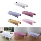 Cotton cover 80x190cm with hole for beauty salon, massage, spa, tables