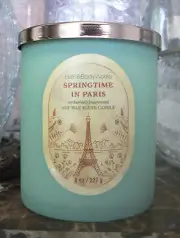 TOP SELLER NEW Bath & Body Works SPRINGTIME IN PARIS Single Wick Candle 8 oz.