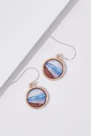Bournda Sterling Silver Drop Earrings--NES-SSD-BOURNDA
