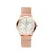 【Calvin Klein 凱文克萊】Minimal系列 經典簡約白面 玫瑰金殼 米蘭錶帶 CK錶 母親節(K3M22626)