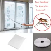 Self-adhesive Window Mesh Door Curtain Snap Net Guard Fly Bug Insect Screen