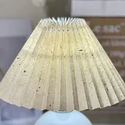 E27 Lampshade Anti Dazzling Table Lamp Shade Fabric for Household Office Bedroom Lighting (Xuan Paper lampshade)