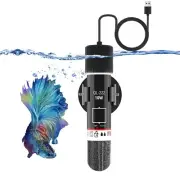Small Aquarium Heater,10W Betta Heater Super Mini Aquarium Heater,Submersible...