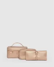 Summer Rose Gold Cosmetic Case