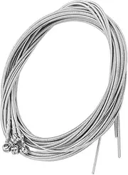 ibasenice 5-piece Steel Bass Strings Bass Guitar Strings Set .12 .10 .08 .055 .04 Inches
