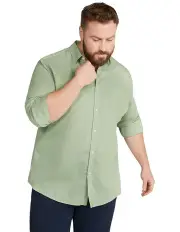 [Johnny Bigg] Anders Linen Shirt in Mint