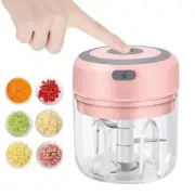 Electric Cutter Mini Garlic Masher Portable Meat Grinder Vegetable Tools USB
