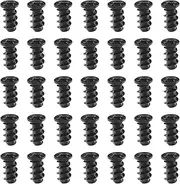 eMagTech 100Pcs Computer Case Cooling Fan Installation Screw Replacement PC Case Fan Screws Compatible with 70mm 80mm 90mm 92mm 120mm 140mm Computer Case Fan Black