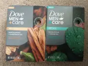 (2) Dove Men’s + Care Cleansing Bar Soap 5 oz RESTORE / RELAX
