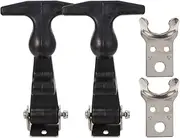 2Pcs T- Handle Hasp Rubber Flexible T- Handle Draw Latch for Tool Box Cooler Golf Cart/1506