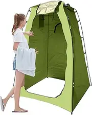 Portable Shower Tent - Polyester Privacy Shelter, Folding Dressing Tent | 74in Waterproof Outdoor Cabin with Window, Compact Camping Room for Hiking Beach Travel Toilet Shower Use, Useful Tool